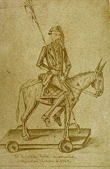 Il&middot;lustraci&oacute; del metge i pol&iacute;tic Francesc Sunyer i Capdevila dirigint la insurrecci&oacute; federal a la Jonquera el 5 d'octubre de 1869. 1869