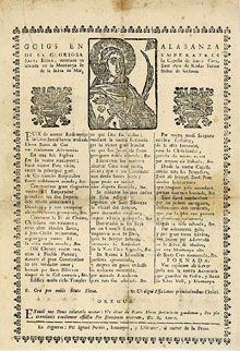 Goigs en alabanza de la gloriosa emperatris Santa Elena, venerada en la capella de Santa Creu, situada en la montanya de Sant Pere de Rodas, terme de Selva de Mar, bisbat de Girona. Ca. 1750