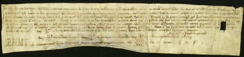 6 de juliol de 1131. Empenyorament que fa Berenguer, clergue de Sant Mori, a Santa Maria de Vilabertran, al seu abat Pere Guillem i a Berenguer de vilarig, de tot allò que té al terme de Sant Feliu de Guàrdia, al comtat d'Empúries, per dos morabatins d'or òptims