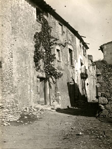 Carrer de Santa Llogaia d'Àlguema. 1925