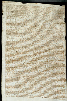 Venda en subhasta atorgada per Quirze Gener, batlle dUllà, a instància de Pere Marcort Fino, jutge ordinari dUllà, a requeriment dalguns creditors del mas Morer, entre ells el prior del monestir dUllà per censos deguts. 1542