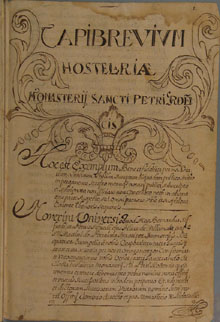 Capbreu de la hostalera del monestir de Sant Pere de Rodes a Vilamaniscle, Rabós d'Empordà, etc. 1333-1336. Còpia del segle XVIII